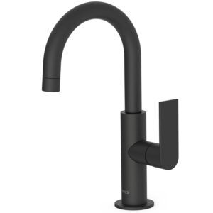 TRES LOFT MONOMANDO LAVABO NEGRO MATE