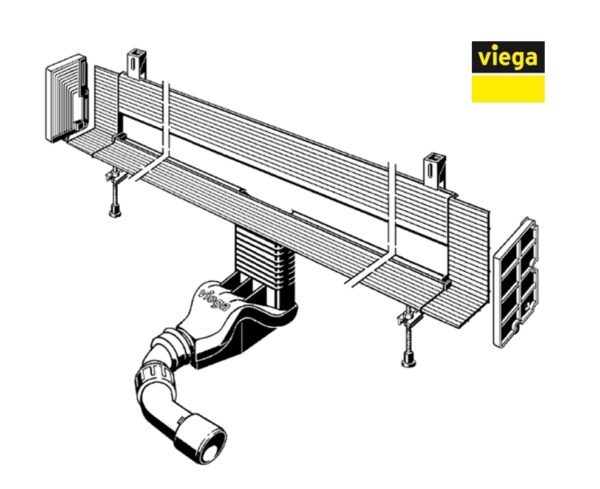 VIEGA ADVANTIX VARIO CANALETA DUCHA MURAL - Imagen 2