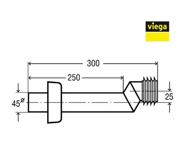 VIEGA KIT TUBO DESCARGA - Imagen 2