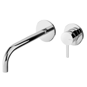 BRUMA LUSITANO MONOMANDO LAVABO MURAL CAÑO 17cm