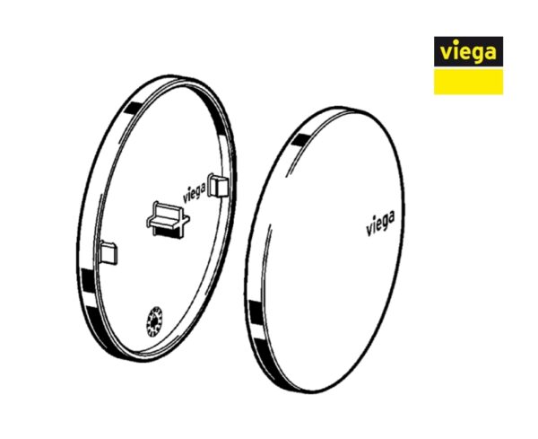 VIEGA MULTIPLEX TRIO F TAPA REBOSADERO - Imagen 2