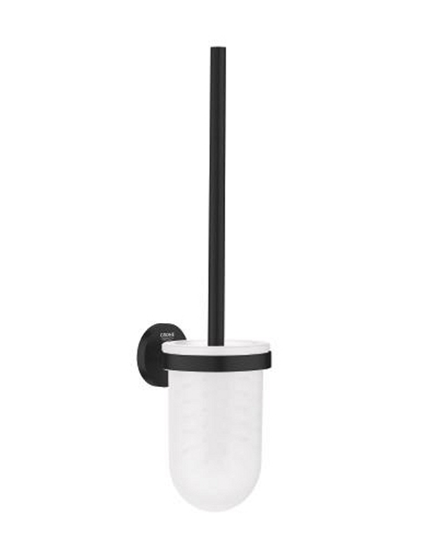 GROHE ESSENTIALS ESCOBILLERO PARED NEGRO MATE