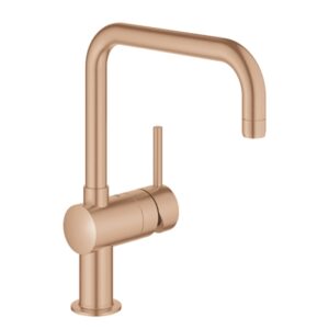 GROHE MINTA MONOMANDO COCINA COBRE CEPILLADO