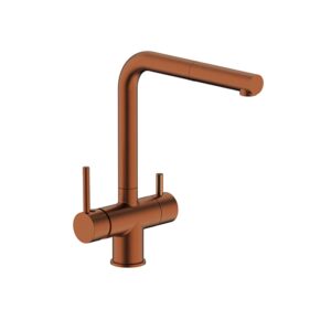 BORRAS OSMOSIS MONOMANDO COCINA EXTRAIBLE COBRE CEPILLADO