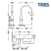 TRES GRIFO COCINA ELECTRONICO NEGRO MATE - Imagen 2