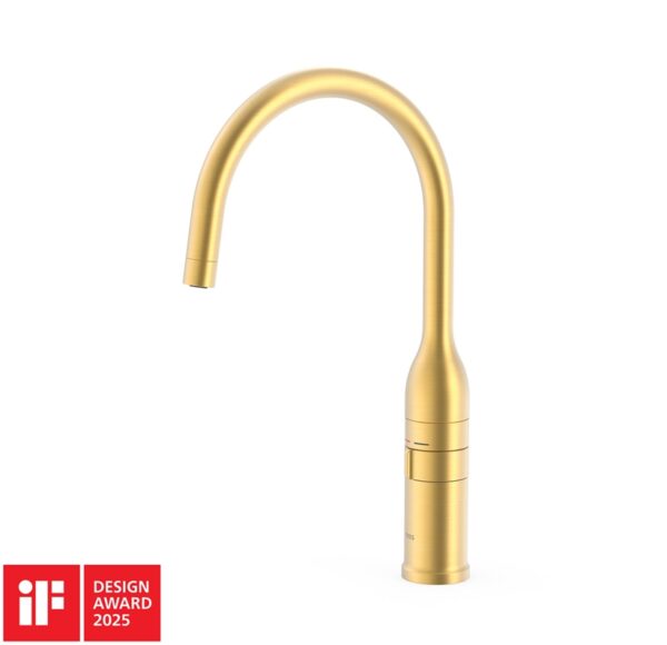 TRES GRIFO COCINA ELECTRONICO ORO MATE 24kts
