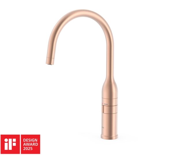 TRES GRIFO COCINA ELECTRONICO ORO ROSA MATE 24kts
