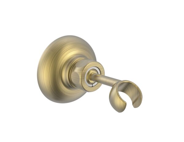 TRES SOPORTE DUCHA ORIENTABLE LATON VIEJO MATE