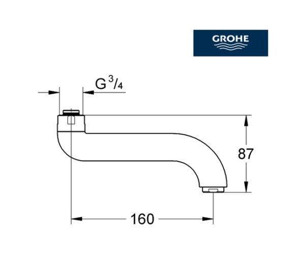GROHE EUROPLUS E CAÑO TERMOSTATO - Imagen 2