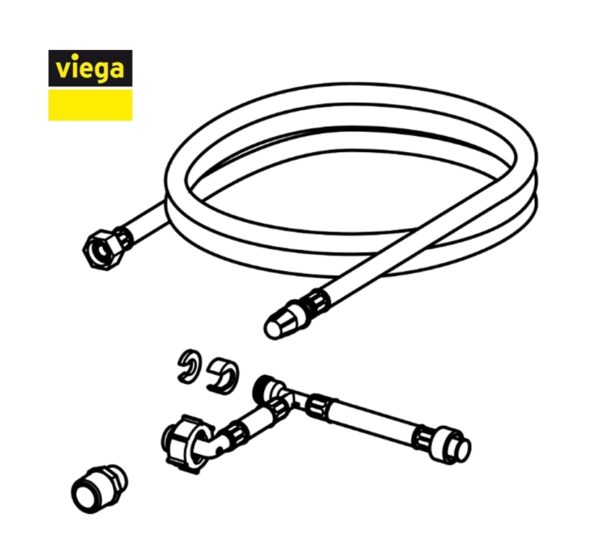 VIEGA KIT CONEXION INODORO-LAVADO - Imagen 2