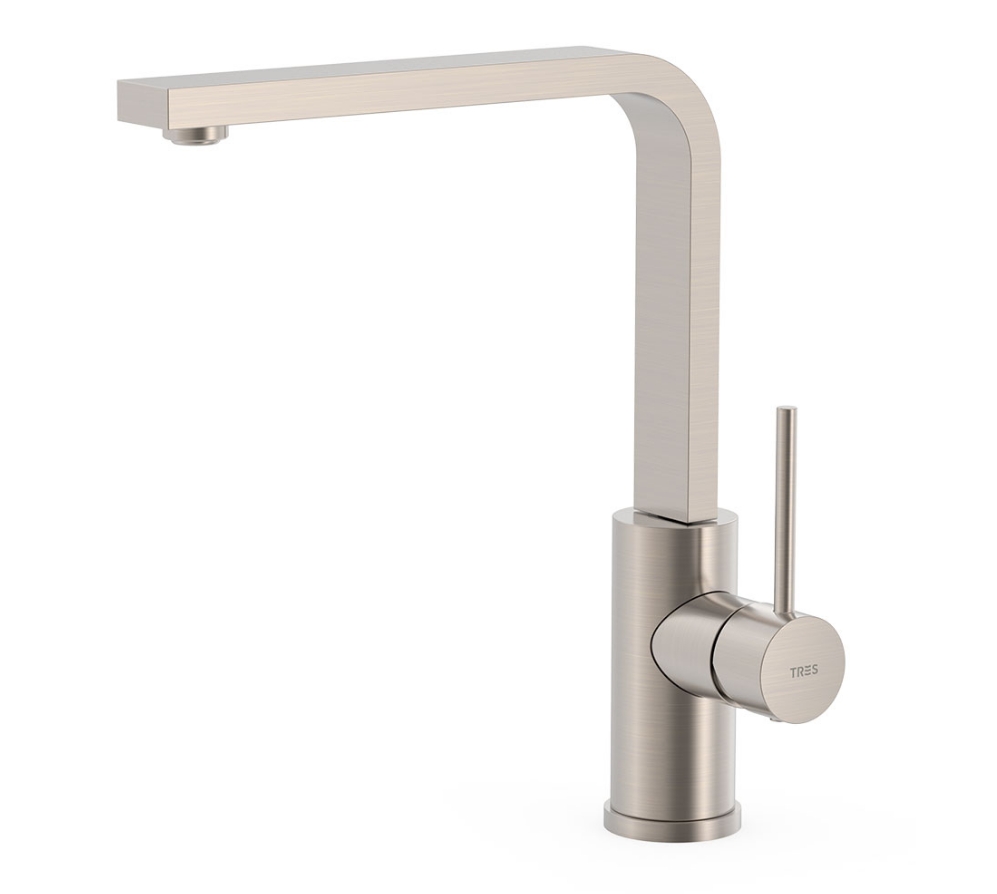 TRES MONOMANDO COCINA ACERO