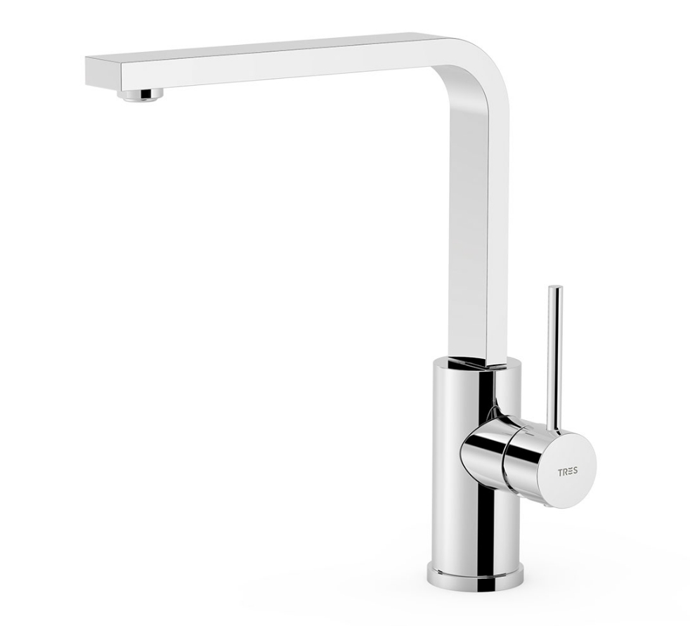 TRES MONOMANDO COCINA CROMO