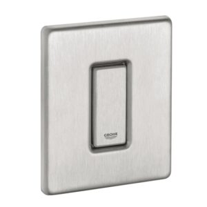 GROHE Placa + pulsador INOX