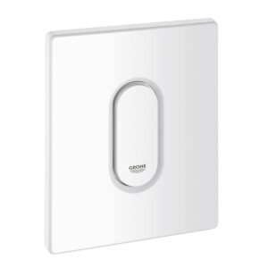 GROHE placa de cobertura + pulsador BLANCO