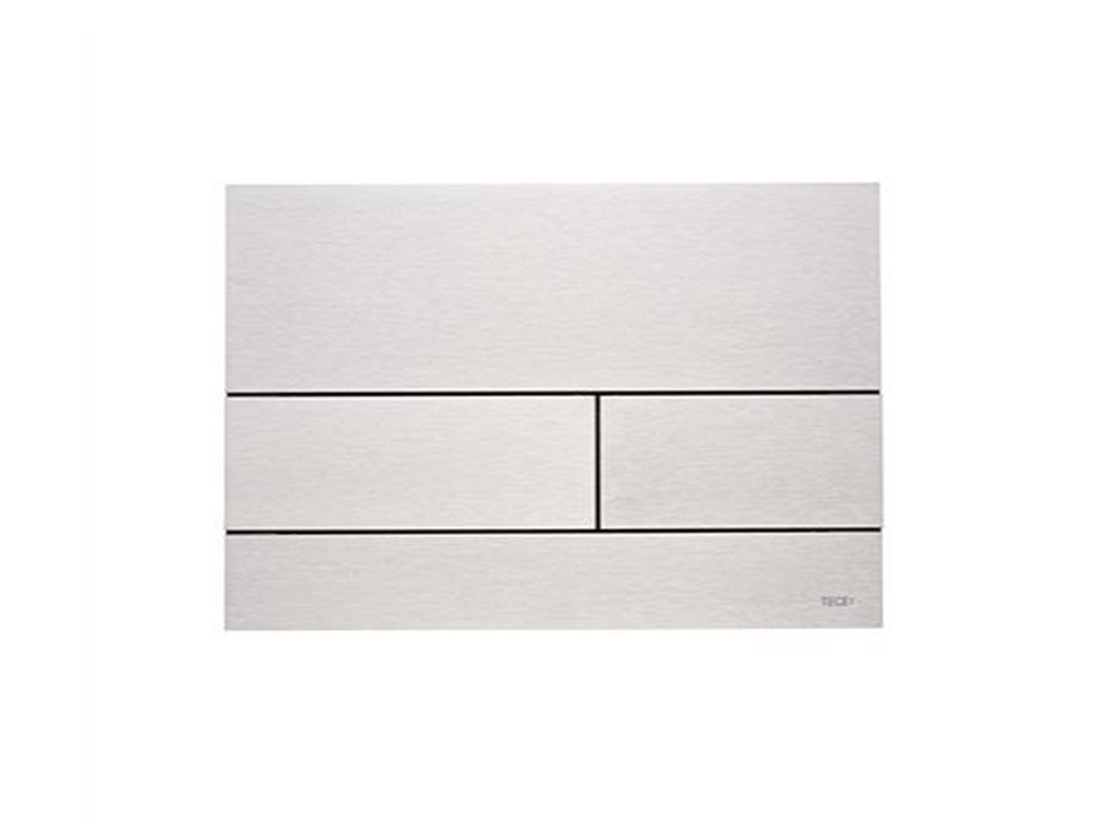 TECE SQUARE II Placa accionamiento WC Acero inoxidable cepillado