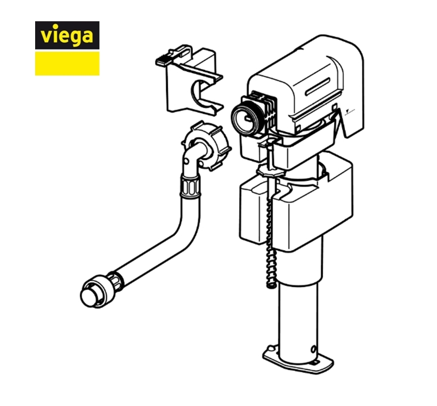 VIEGA Kit de válvula de llenado plástico modelo 8580.3 - Imagen 2