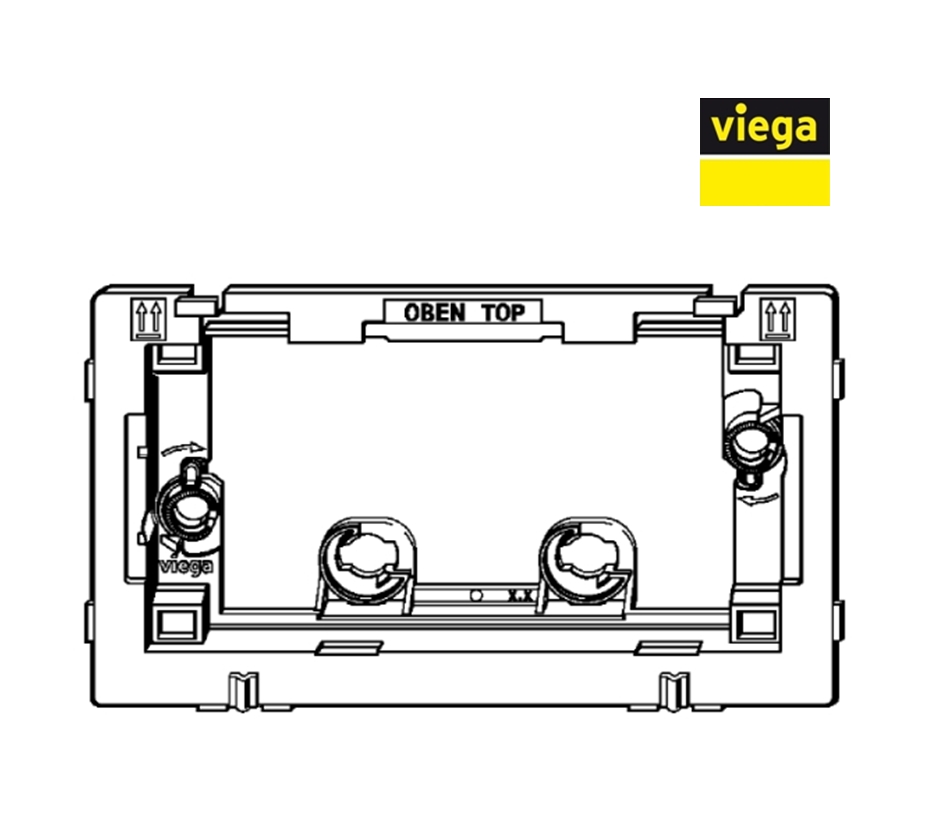 VIEGA Marco base para inodoro plástico equipamiento - Imagen 2