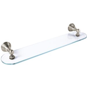 OUTLET TRES CLASIC REPISA CRISTAL TRANSPARENTE ACERO