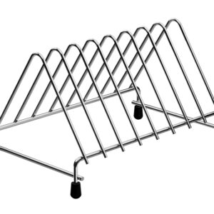 BLANCO SOPORTE PLATOS INOX