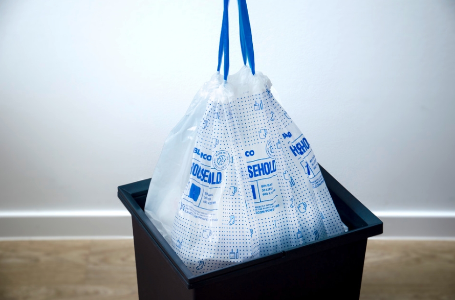 BLANCO BOLSAS BASURA CUBO SELECTOR M 15ud 15-19L - Imagen 2