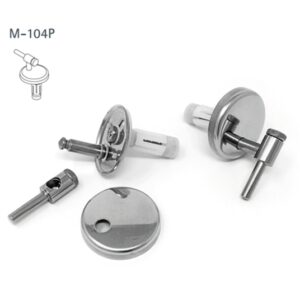 ESTOLI M-104P JUEGO BISAGRAS ACERO INOXIDABLE