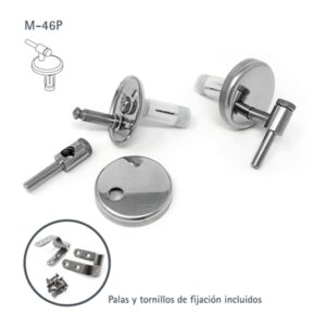 ESTOLI M-46P JUEGO BISAGRAS ACERO INOXIDABLE